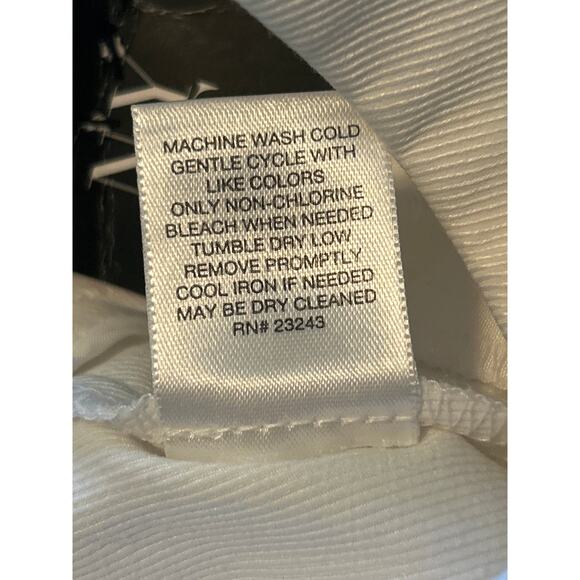 NWT New York & Company Stretch White Crop Pants Size 18 - Picture 6 of 7